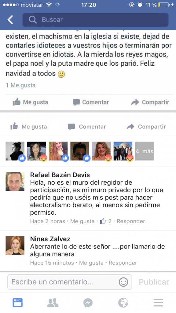 Museros. Respuesta edil de transparencia y participacion felicitacion navideña