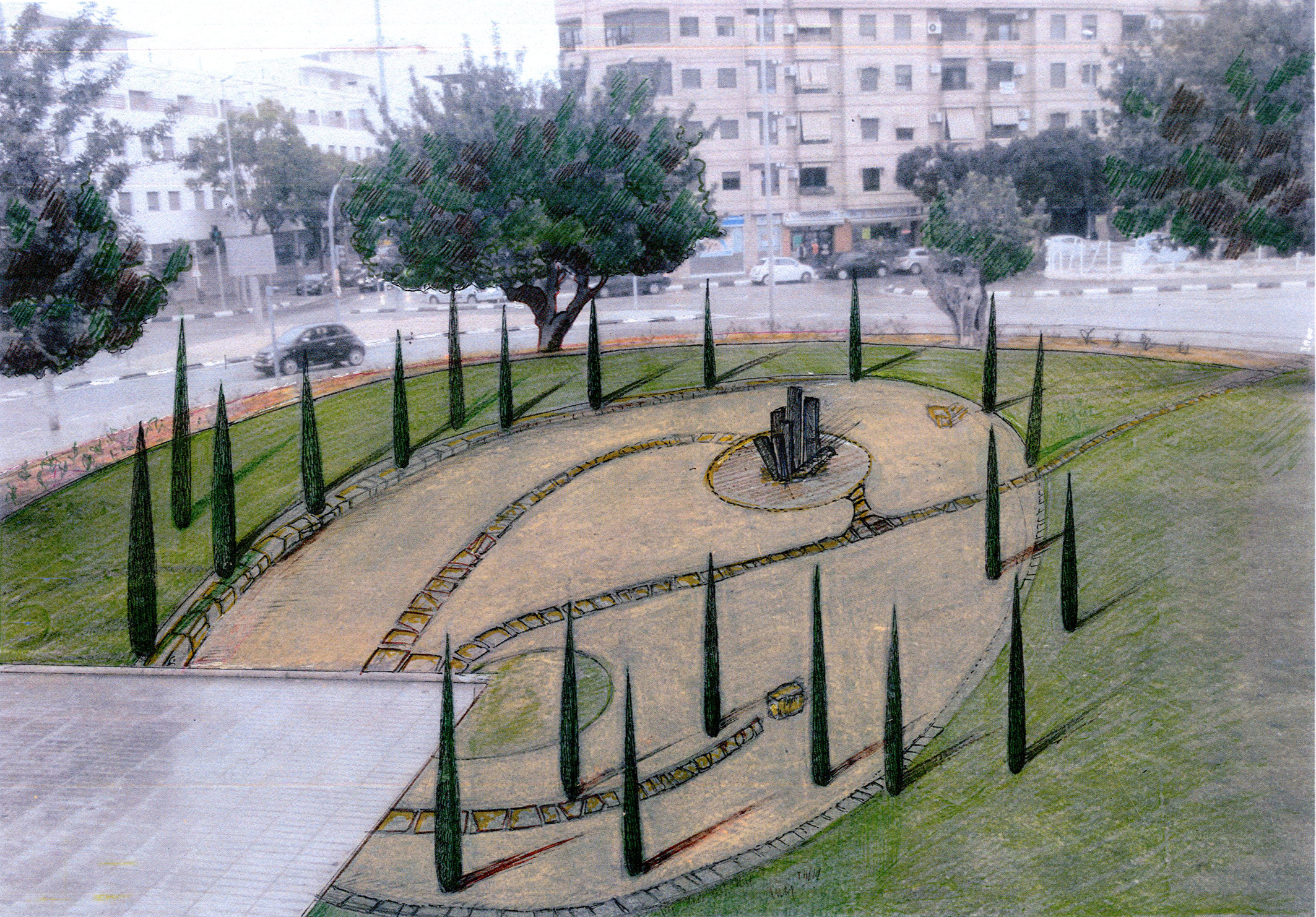 orrent. Accidente del Metro. Monolito