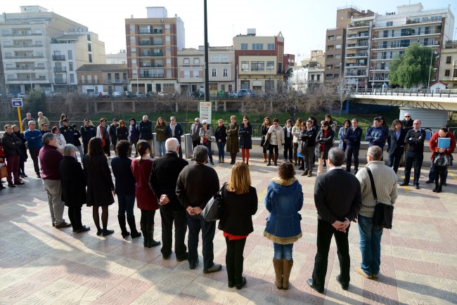 concentración contra violencia machista paiporta