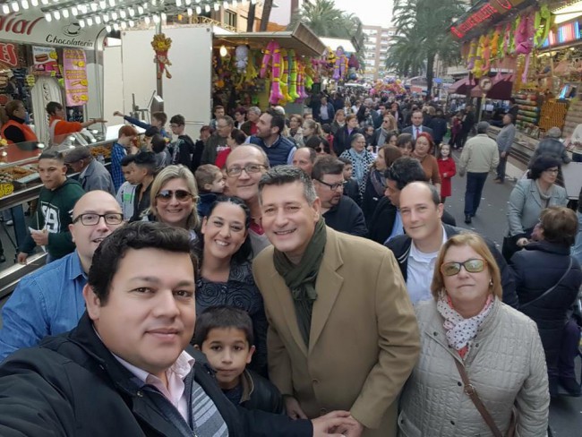 Torrent. Sant Blai 2016. Ciudadanos. Porrat. selfie