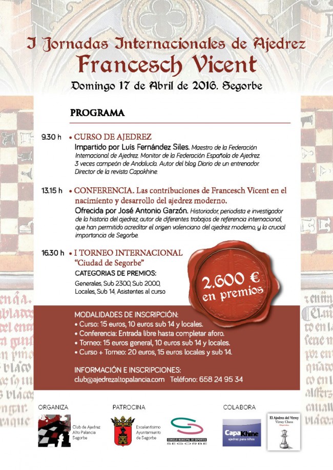 cartel torneo segorbe