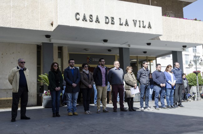 Mislata. Minuto de silencio atentados Bruselas