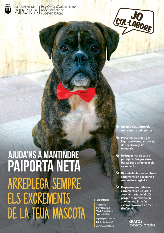campaña recogida excrementos paiporta