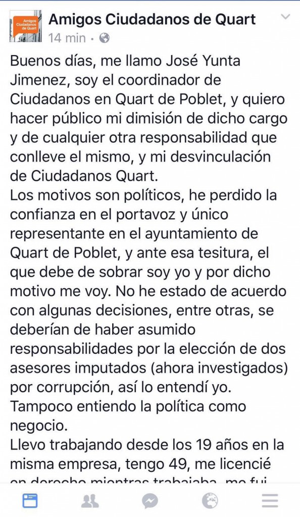 quart-ciudadanos-coordinador-dimision-carta-facebook