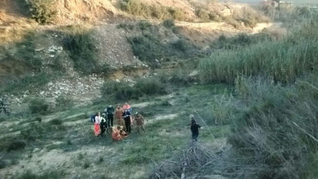 Rescate ciclista Torrent