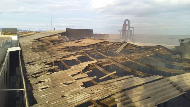 Incendio empresa Aldaia