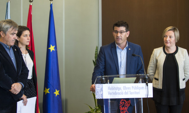 Jorge Rodríguez, durante su intervención en el acto protocolario de firma del convenio entre la Diputación de València y Conselleria