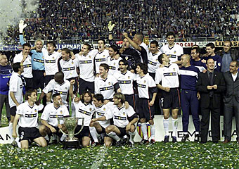 Valencia CF. Titulo de liga 2001-2002