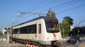 Paso a nivel metro en Paterna