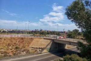 Paterna. Puente entre Mas del Rosari y La Coma y Parc Cientific