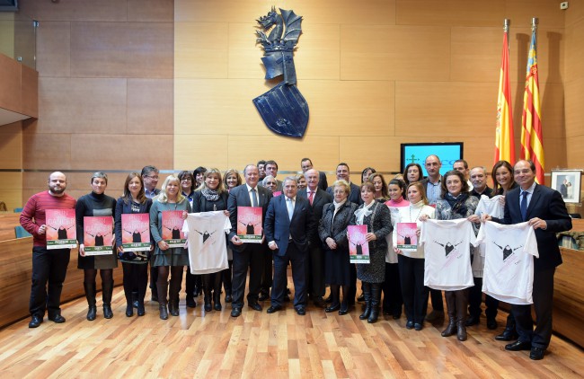 Diputación. Presentación carreras contra el cancer