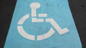 Aparcamiento plaza minusválido