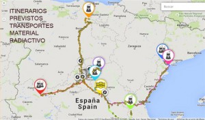 Puçol-mapa-transportes-residuos-radioactivos