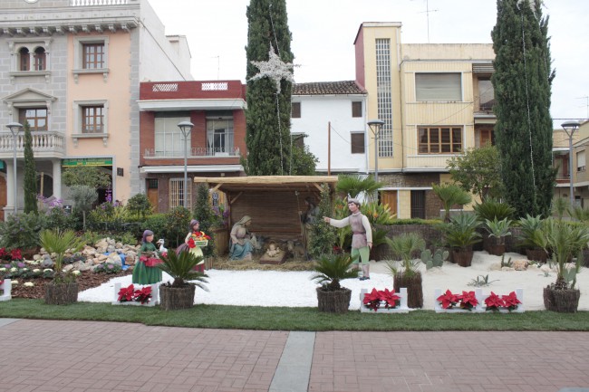 Betlem municipal a la plaça Ajuntament de Picassent