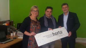 Ciudadanos visitan Hortanoticias. Aguar y Peris