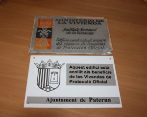 Paterna. Placas falangistas