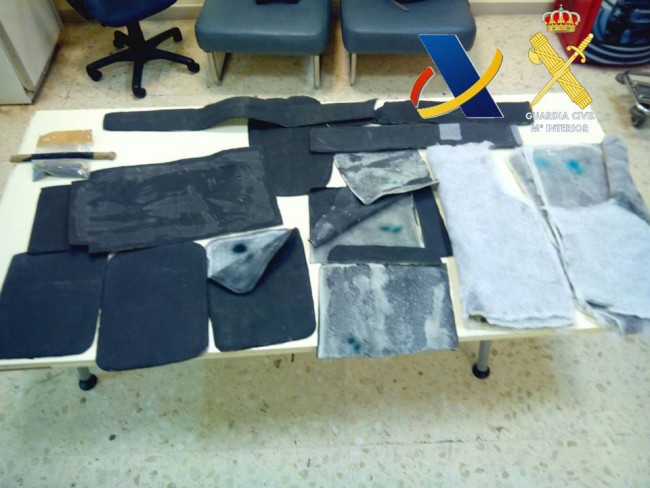 Guardia Civil. cocaína. aeropuerto de Manises