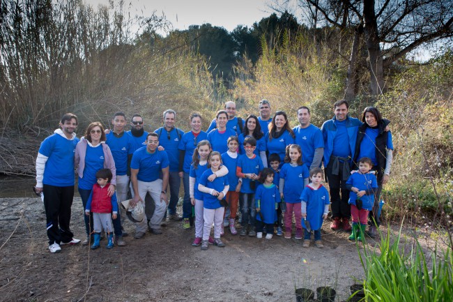 Manises. Reforestacion rio Turia