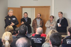 Manises. reunio equip de govern i Policia Local