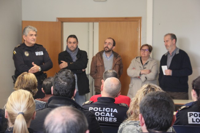 Manises. reunio equip de govern i Policia Local