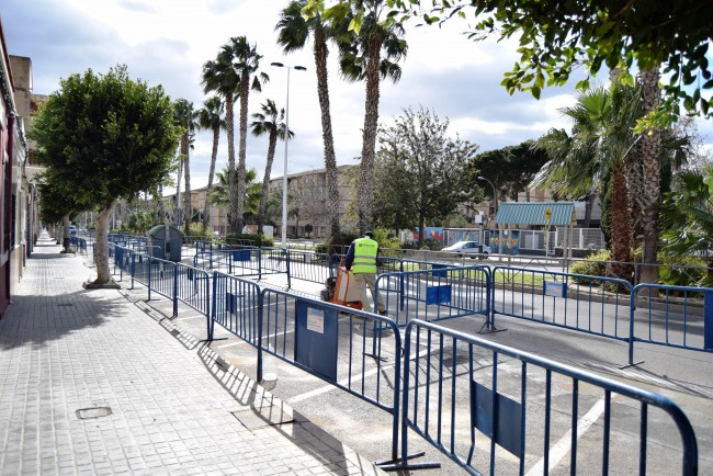 obras colector carretera de lliria burjassot