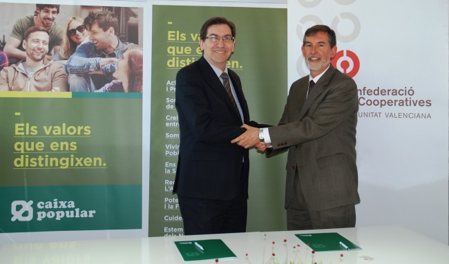 Caixa Popular. Confederació. Villaescusa y Ortí. convenio