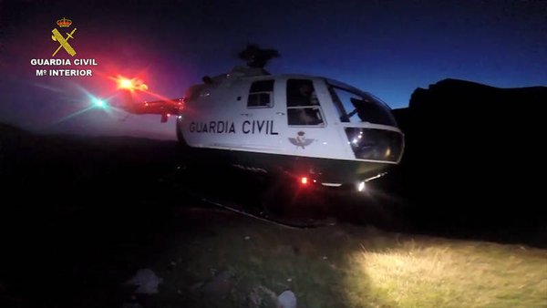 Guardia Civil. Helicóptero. Benasque