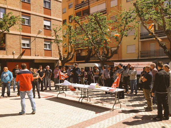 Massanassa. UGT AEDL. Concentración