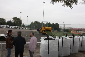 Paterna. Sustitución cesped artificial