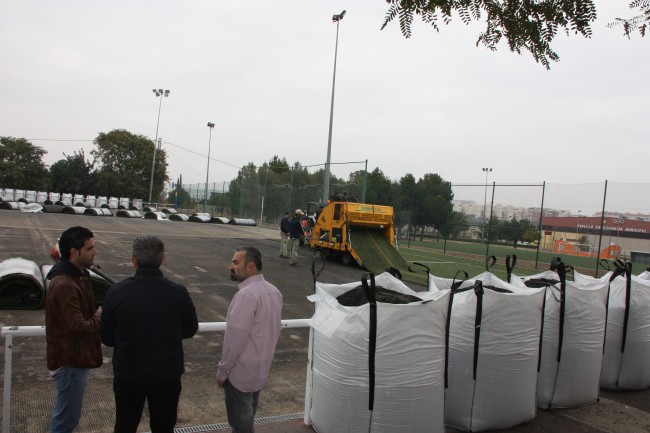 Paterna. Sustitución cesped artificial