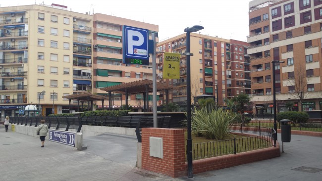 Mislata. aparcamiento. Musico Ibars