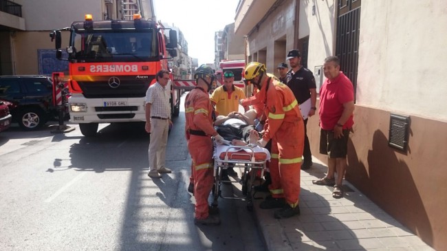 Manises. bomberos rescate