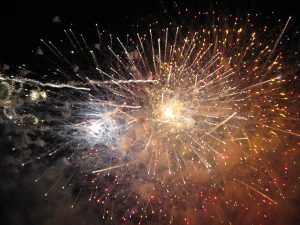 Castell de foc artificials.- Foto: Javier Furió