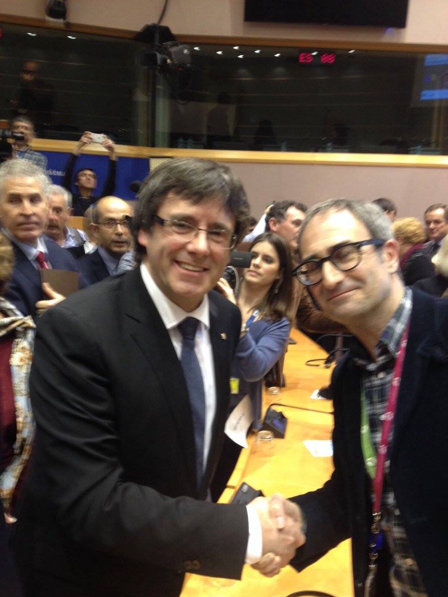 Jordi Sebastià conferencia de Puigdemont