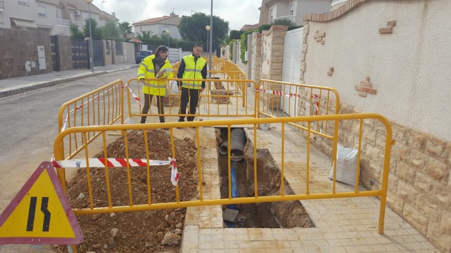 Obras Aigues Horta en Torrent