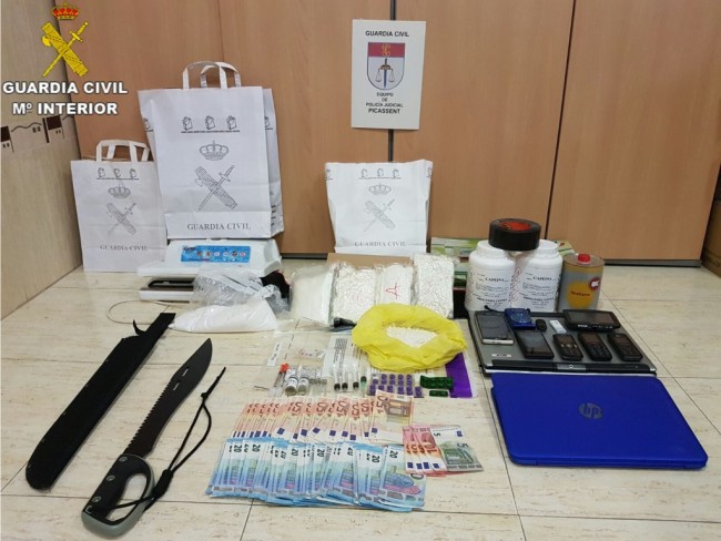 Guardia Civil Picassent operación drogas Alcàsser