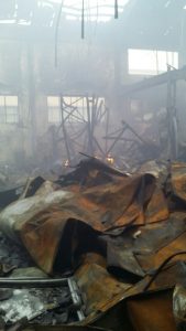 Incendio empresa Aldaia