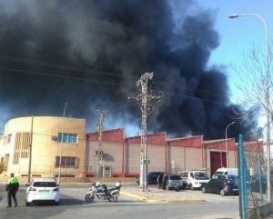 La policía acordona el perímetro de seguridad. Foto: Celia Dubal