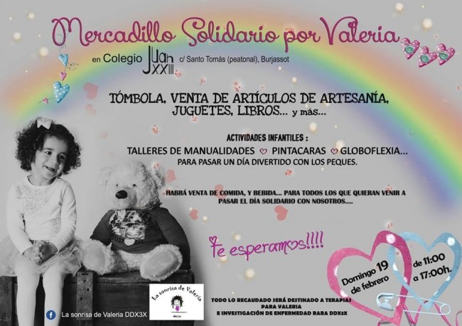 mercadillo solidario Valeria Burjassot