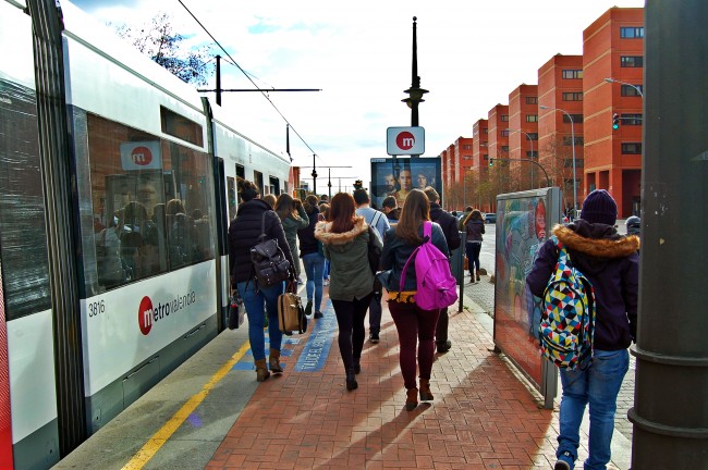 Tranvía en Tarongers