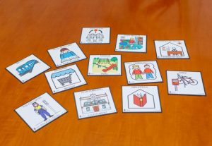 Inicio señalización espacios públicos con pictogramas