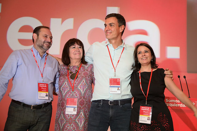 Nueva Ejecutiva del PSOE de Pedro Sánchez