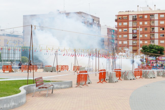 Mascletà de los Ángeles en Mislata