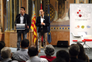 Jorge Rodríguez i el diputat de Projectes Europeus, Bartolomé Nofuentes
