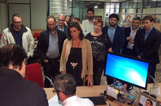 presentación de la candidatura de Mercedes Caballero a la Secretaría General del PSPV-PSOE de la provincia de València