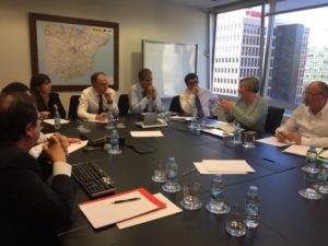 Salvador traslada a Adif y Renfe la necesidad de mejora de los servicios y de la red de Cercanías de la Comunitat