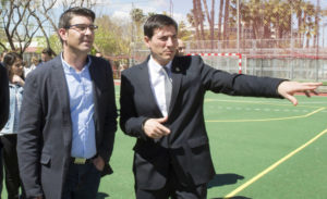Jorge Rodríguez visita obras en Burjassot