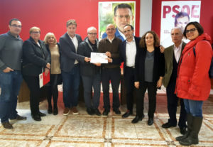 Andrés Campos presenta los avales para ser candidato a la SG PSPV Horta Sud