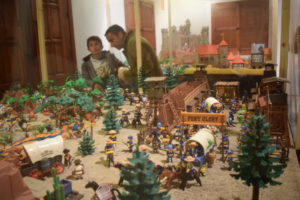 exposición de Clicks de Playmobil en Benetússer