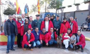 El Servicio cinologico de la Guardia Civil participa en la celebración de San Antonio Abad en Manises